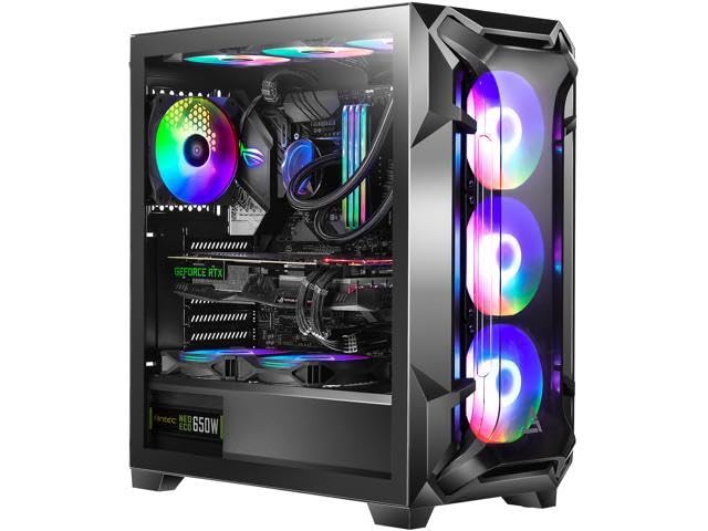 Gaming Desktop – AMD Ryzen 5 5600 3.9 GHz, NVIDIA RTX 3060, 1TB