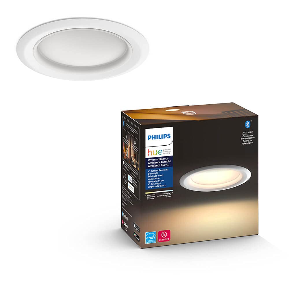 Philips Hue White Ambiance Smart Retrofit Recessed Downlight 4