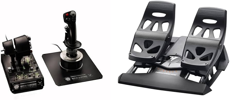 Amazon.com: ThrustMaster Hotas Warthog PC Bundle with TFRP Rudder