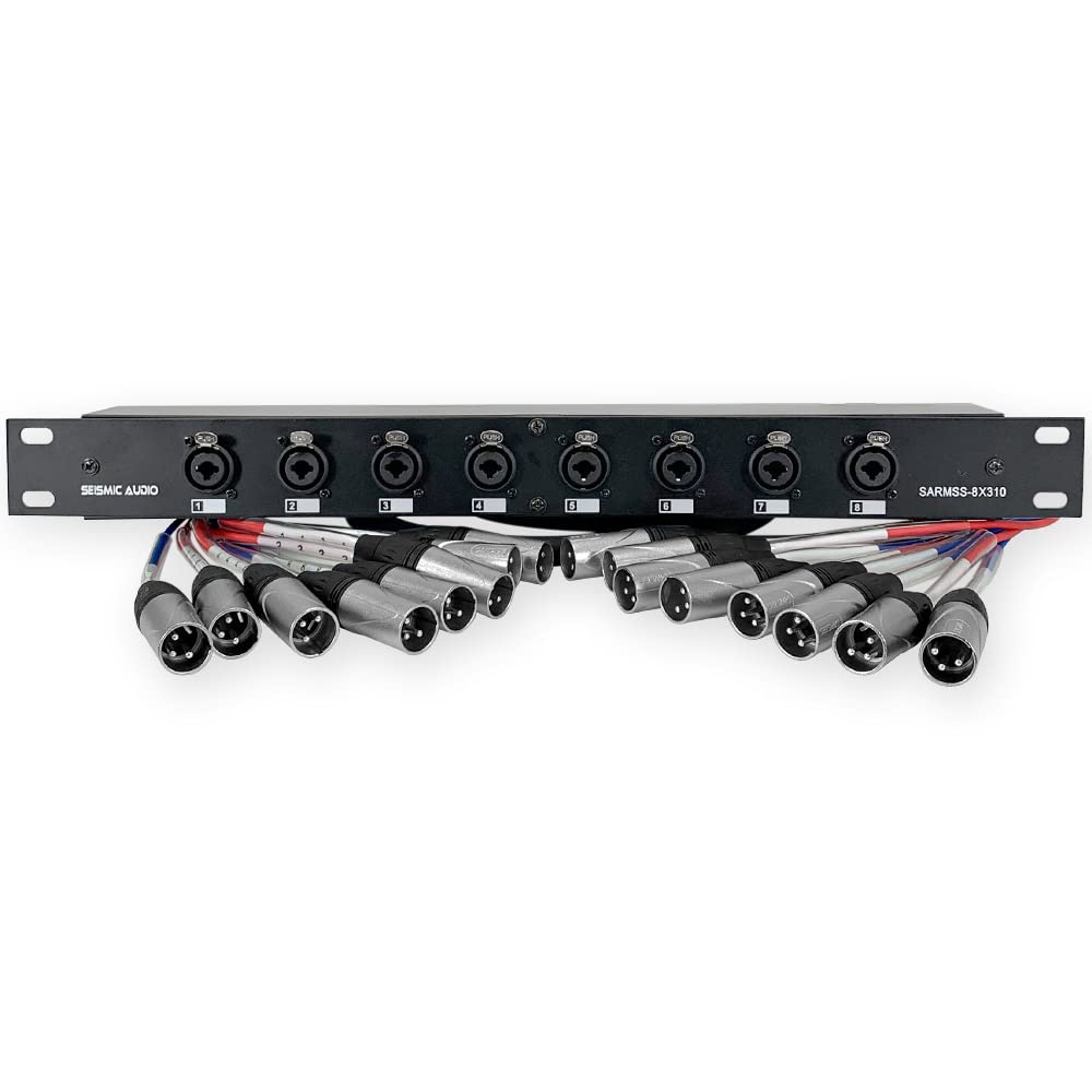 Amazon.com: Seismic Audio SARMSS-8x310-8 Channel XLR TRS Combo