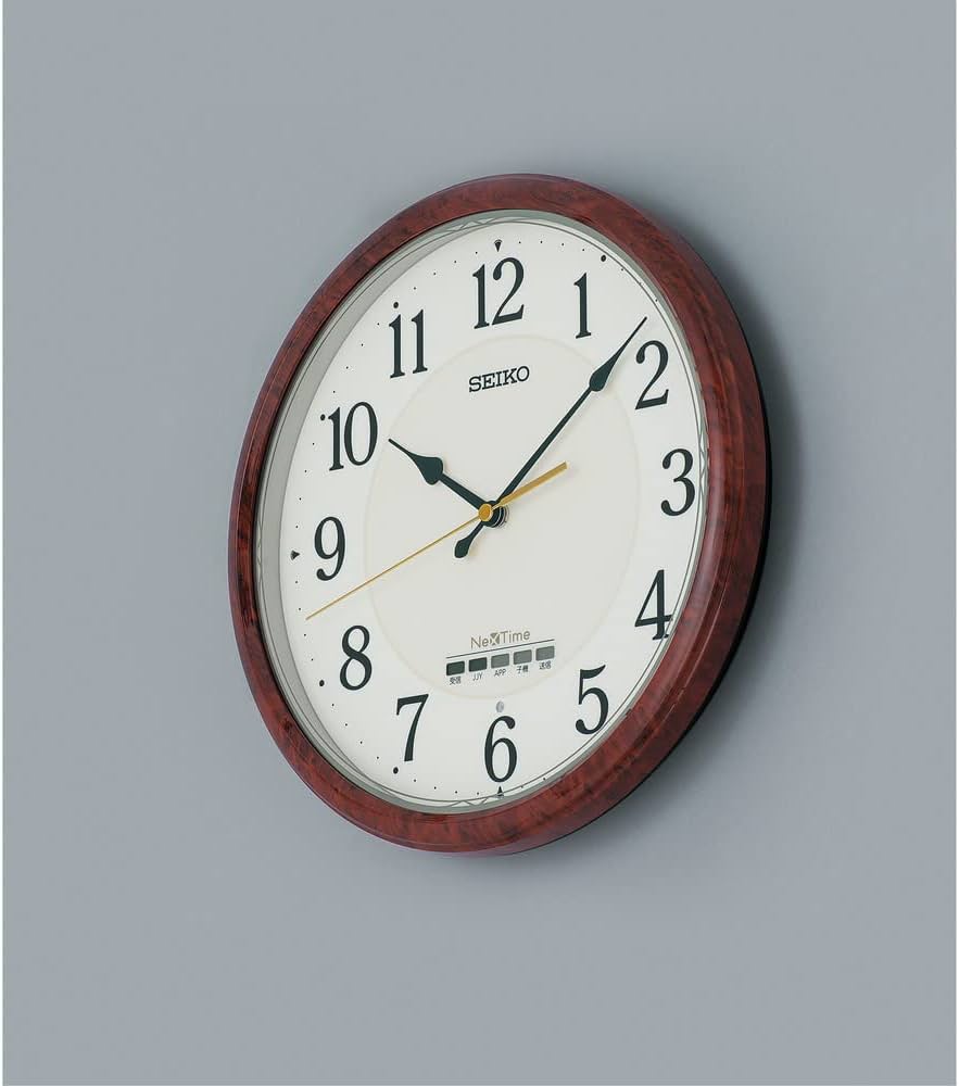 Amazon.co.jp: セイコークロック 掛け時計 電波 セイコーネクスタイム