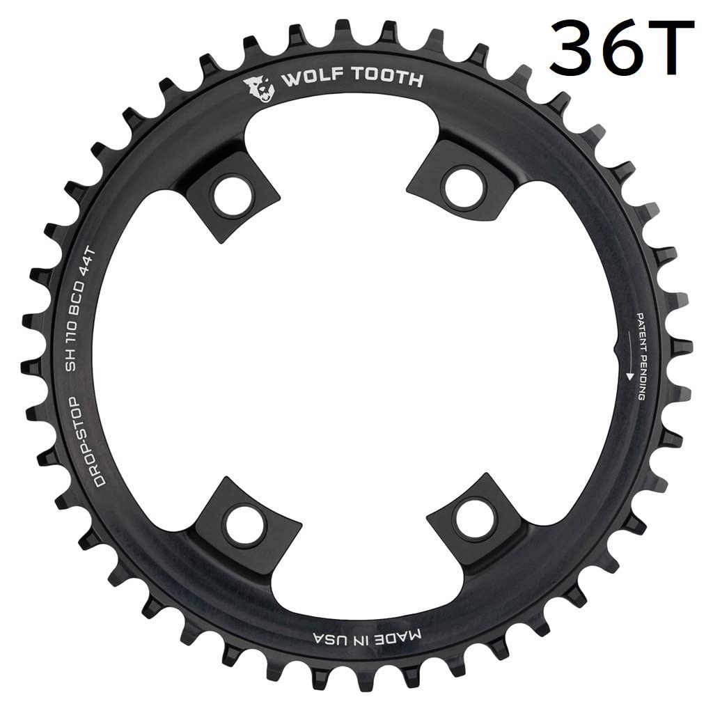 Amazon | ウルフトゥース(Wolf Tooth) 110 BCD 4 Bolt Chainring for