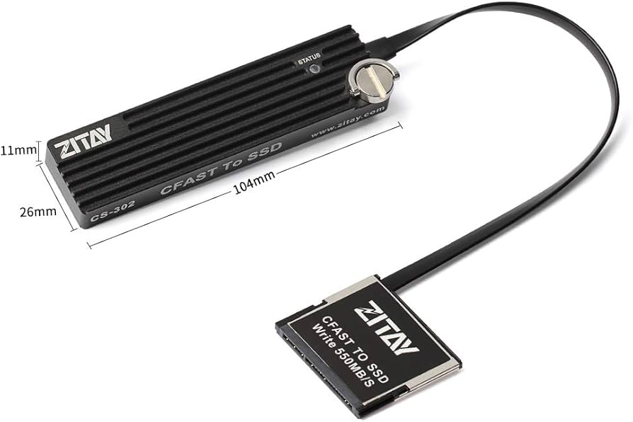 Amazon.co.jp: ZITAY M.2 2280 SSD から CFast 2.0 へのコンバーター