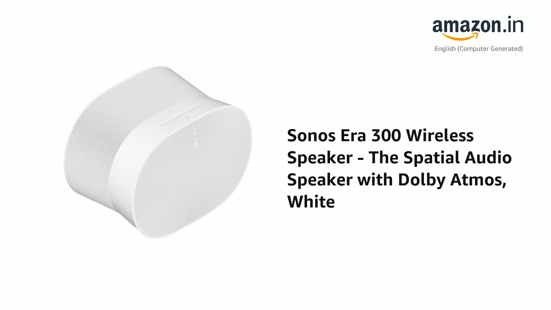 Sonos Era 300 | Spatial Audio Smart Speaker with WiFi, Bluetooth