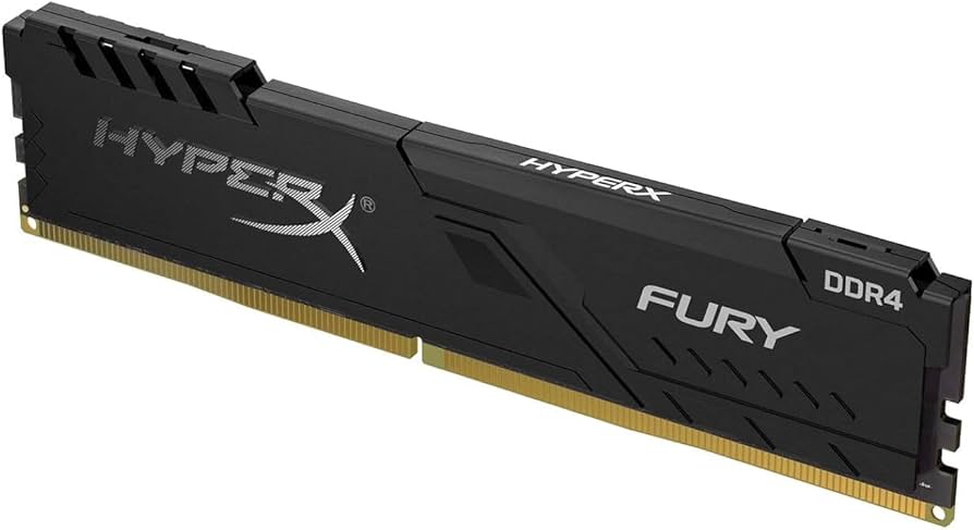 HyperX Fury 8GB 2666MHz DDR4 CL16 DIMM 1Rx8 Black XMP Desktop