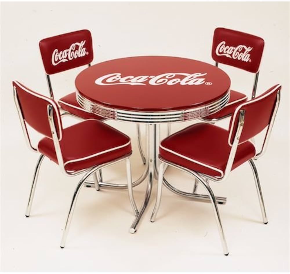 コカコーラ メタルチェア 4つ まとめ売り コカコーラ メタルチェア 4つ