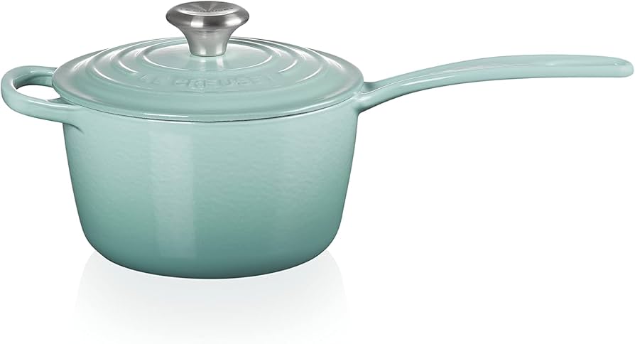 Amazon｜ル・クルーゼ(Le Creuset) 鋳物 ホーロー 片手鍋 シグニチャー