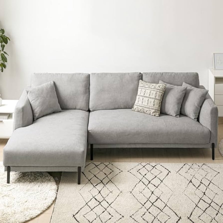 Amazon｜モダンデコ ソファー 3人掛け カウチソファー L字 おしゃれ