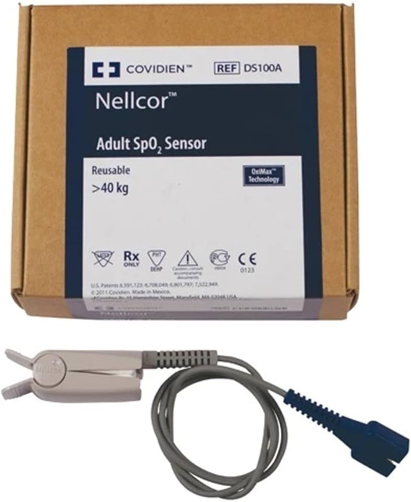 Nellcor Adult SpO2 ネルコア DS100A-1 オキシセンサ Amazon.co.jp: Sino-k Nellcor 再利用可能 Spo2 センサー プローブ