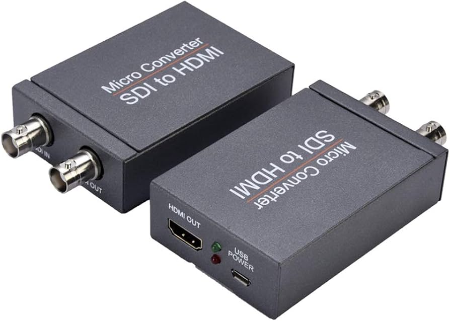 Amazon | SDI to HDMI コンバーター 3G-SDI/HD-SDI/SD-SDI to HDMI変換