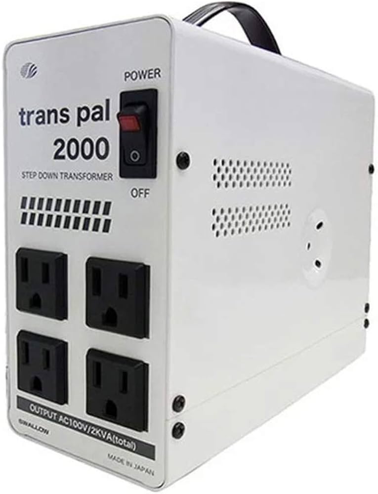 Amazon | [スワロー電機] PAL-2000IP 海外用 2000W 変圧器 [AC240V