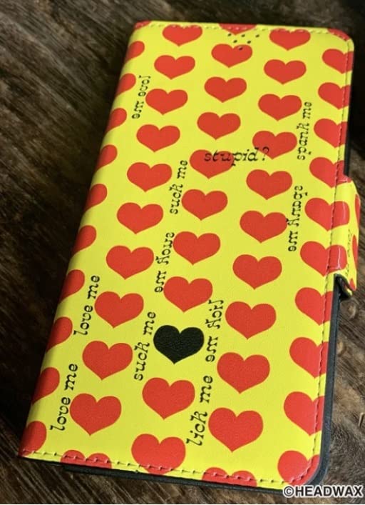 Amazon.co.jp: XJAPAN hide イエローハート手帳型スマホケース