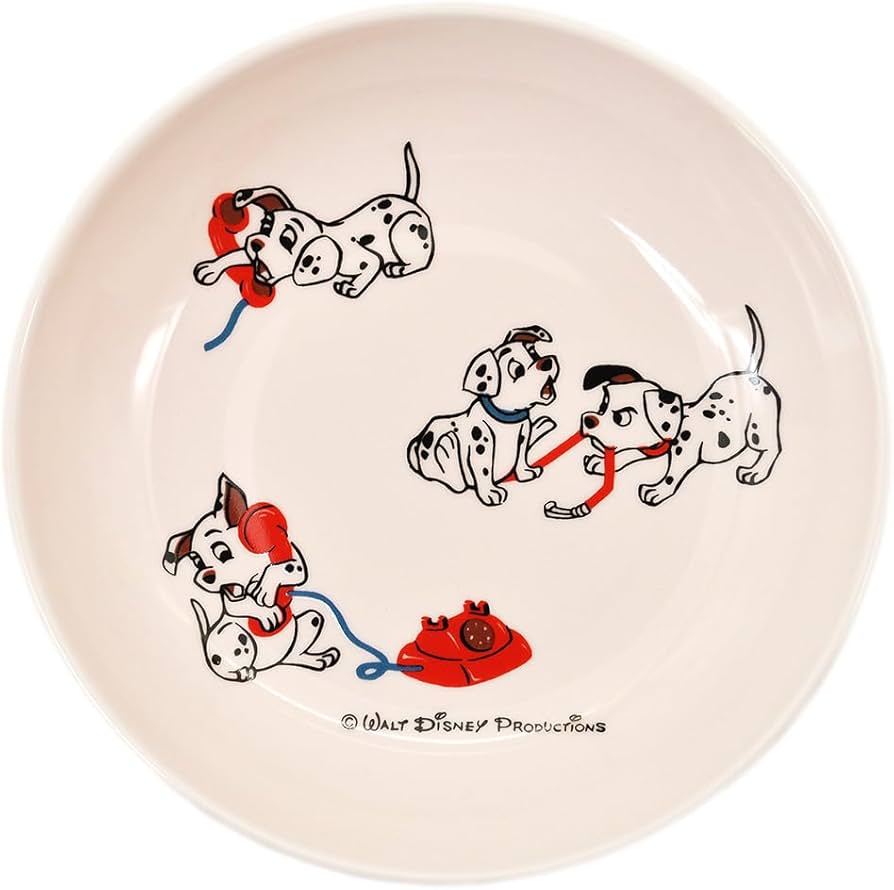 Amazon｜ディズニー 「 101匹わんちゃん 」 皿 プレート 約17cm 電子
