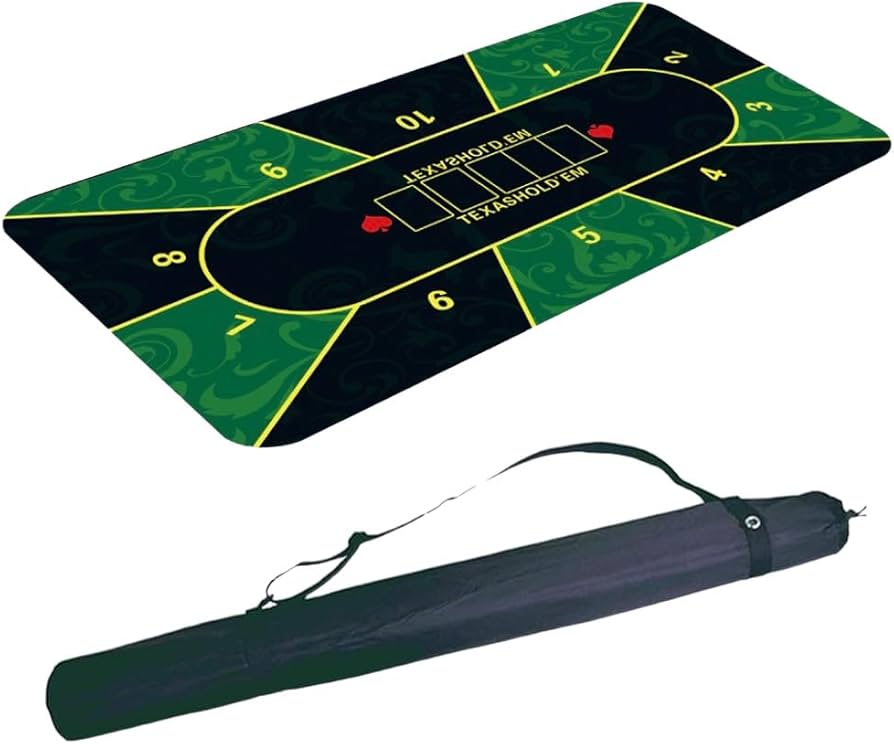 Amazon.co.jp: 【120cm × 60 cm】ポーカーマット 各種3種類 収納袋