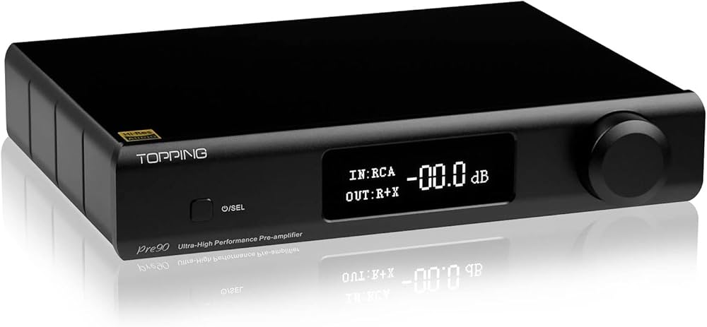Amazon | Topping PRE90 プリアンプ DAC ハイレゾ音源対応 超高性能