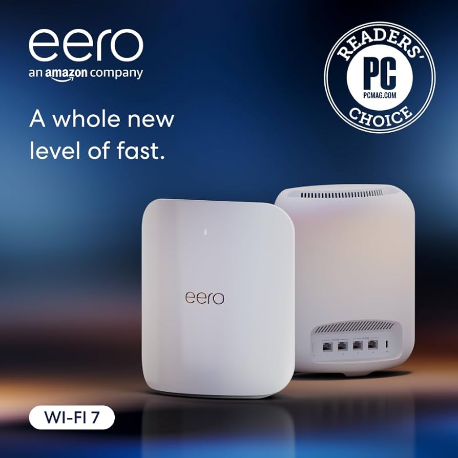 Amazon eero Max 7 mesh wifi router | 10 Gbps Ethernet