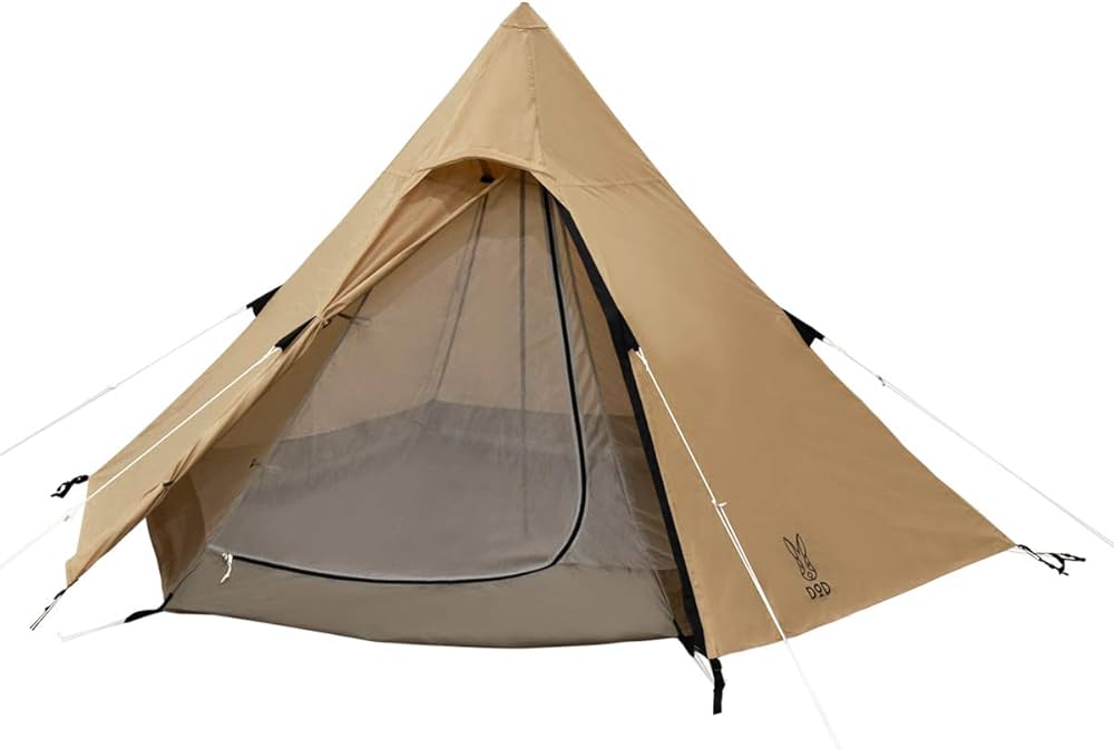 Amazon.co.jp: DOD(ディーオーディー) ワンポールテントS 3人用 【収納