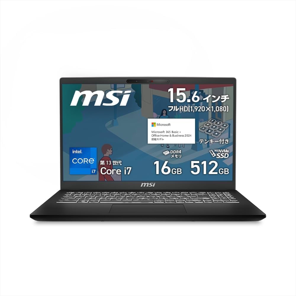 Amazon.co.jp: 【Amazon.co.jp限定】MSI ノートパソコン Office搭載
