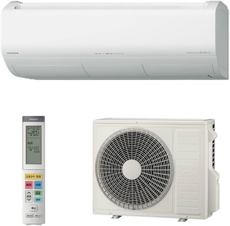 Amazon | 【商品配送のみ】 日立 ルームエアコン 18畳 5.6kW RAS-X56N2