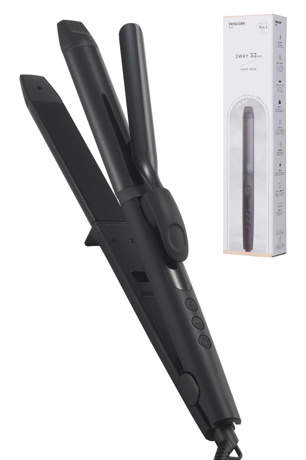 Amazon.co.jp: テスコム (TESCOM) ヘアアイロン コテ 32mm ストレート