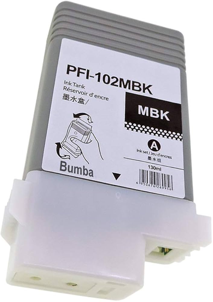 Amazon.co.jp: Canon（キャノン用）PFI-102 (MBK/マットブラック) 1本