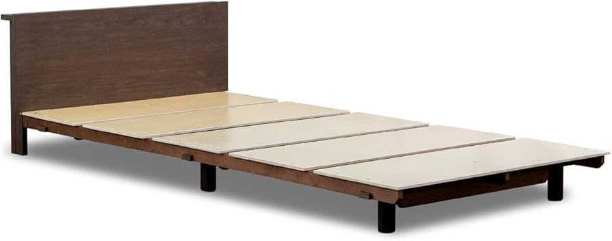 Amazon｜【フランスベッド正規品】 ベッドフレーム シングル ブラウン