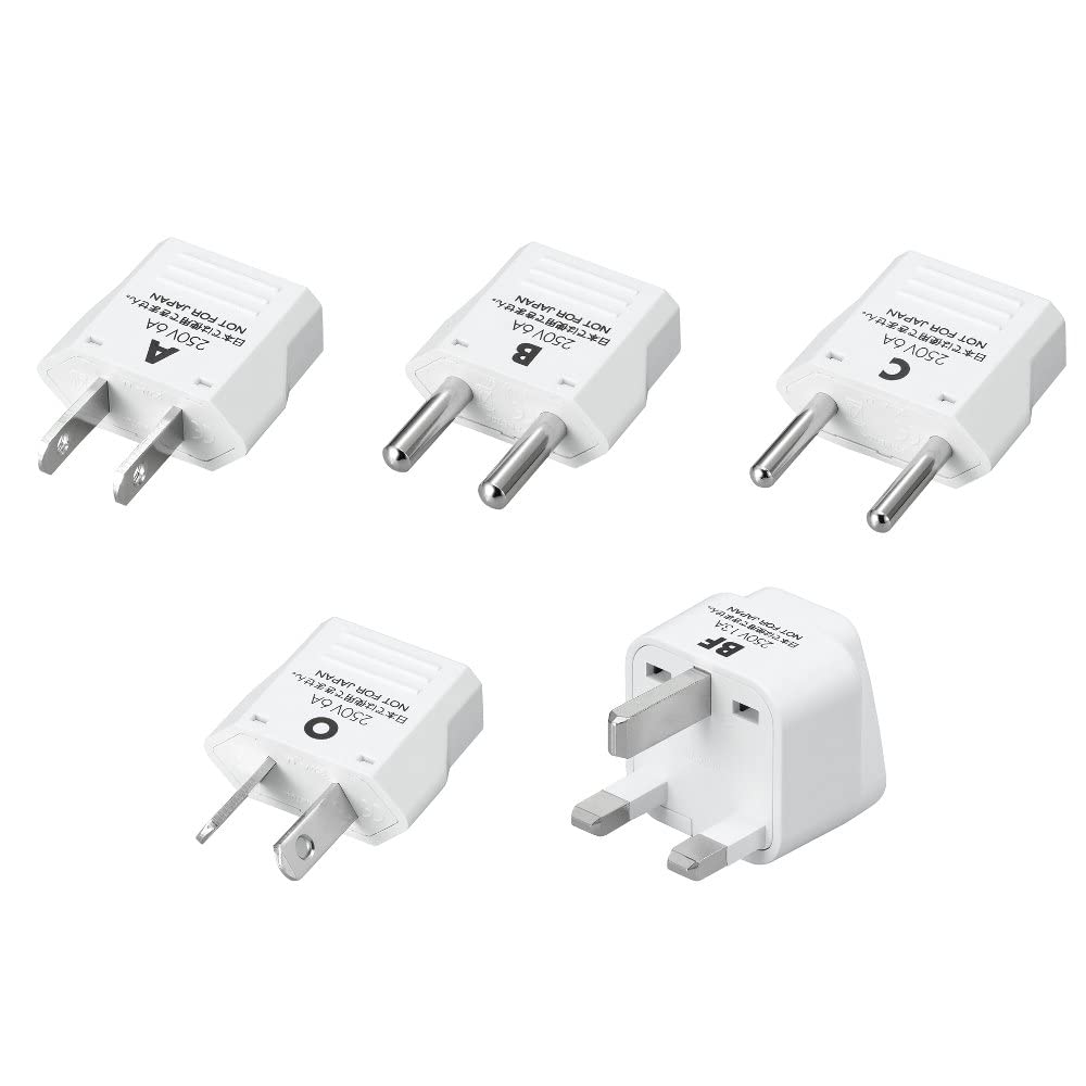 Amazon.co.jp: ヤザワ 電源変換プラグセット（Aタイプ→A/B/C/O/BF