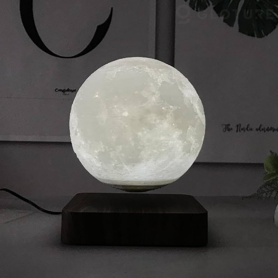 Amazon.co.jp : Gloture 浮くランプ 照明 LED 3Dプリント 美しい月 雲
