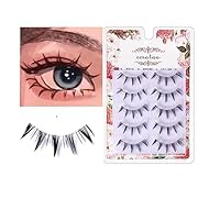 Amazon | emotao つけまつげ ナチュラル目尻 短め 上/したまつげ 人気