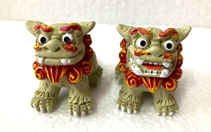 Amazon.co.jp: シーサー 置物 魔除けシーサーコンパクト : ホーム