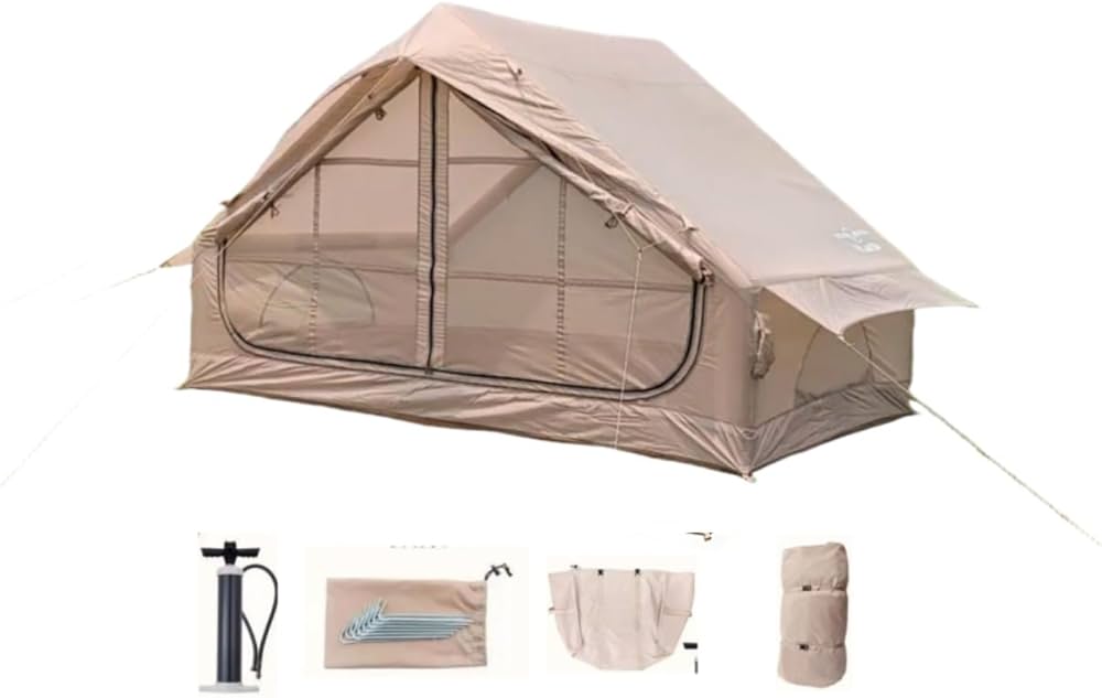 Amazon.co.jp: GRSMISインフレータブルテント大型 ファミリー エアー