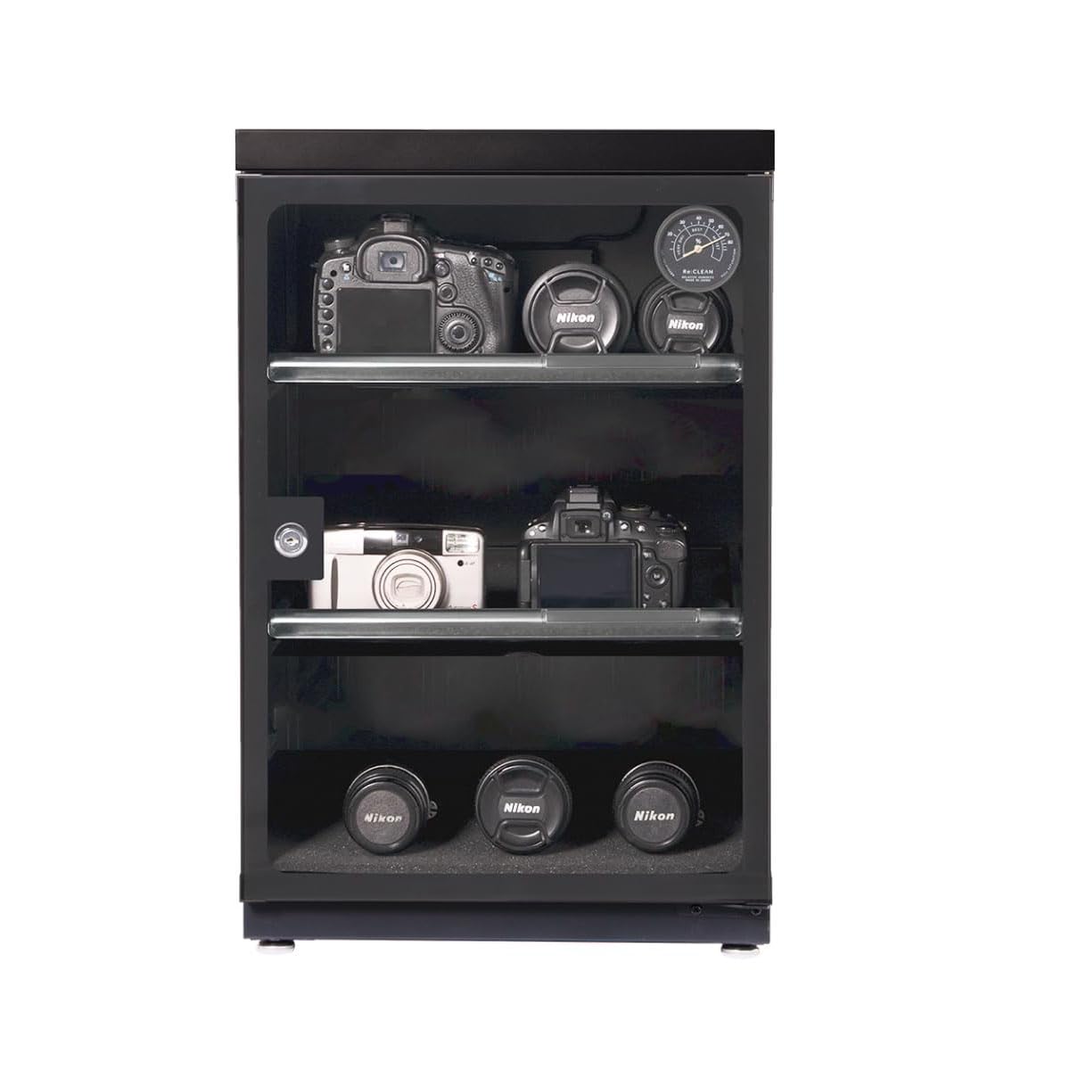 Amazon | Re:CLEAN 80L 防湿庫 日本製ペルチェ採用 日本製アナログ湿度