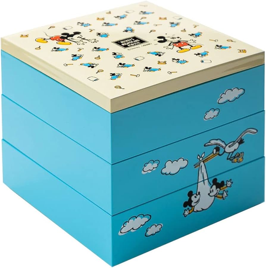 Amazon｜重箱 Disney ミッキー NM ディズニー ミッキーマウス 3段