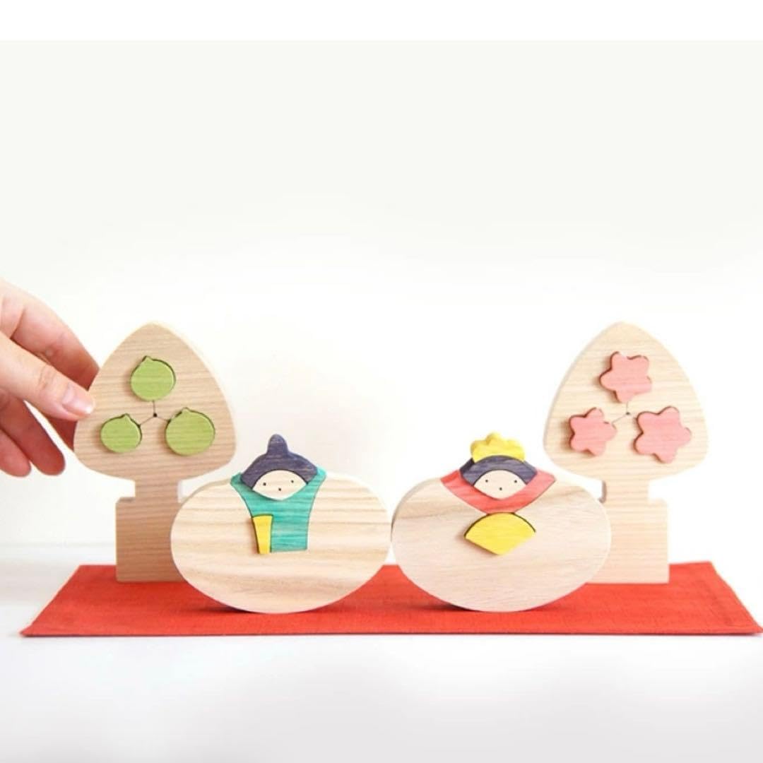 Amazon.co.jp: 雛人形 小黒三郎 積み木 セット : おもちゃ