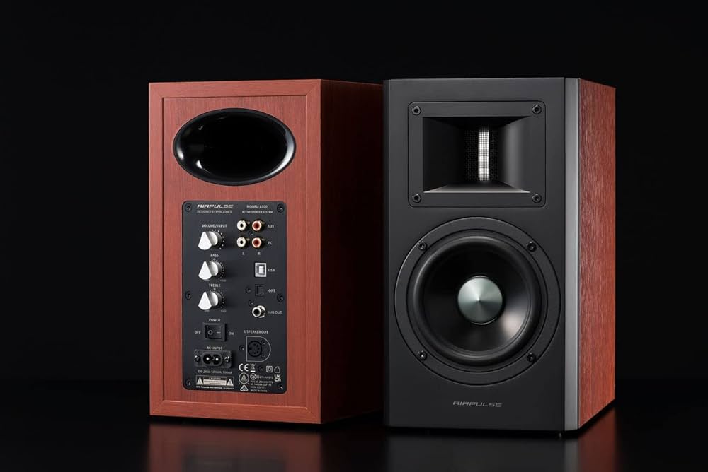 Amazon | AIRPULSE A100 HD MONITOR - DAC 内蔵アクティブ・スピーカー