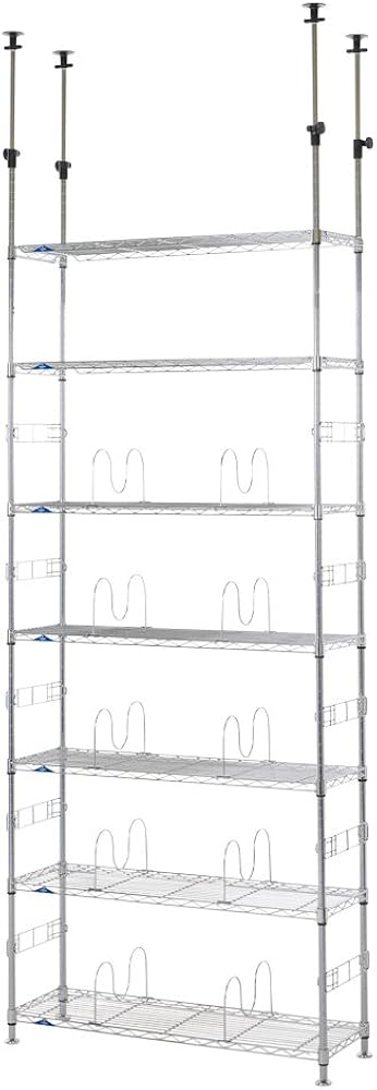 Amazon｜ドウシシャ ルミナス フィール 突っ張りラック 本棚 壁面収納