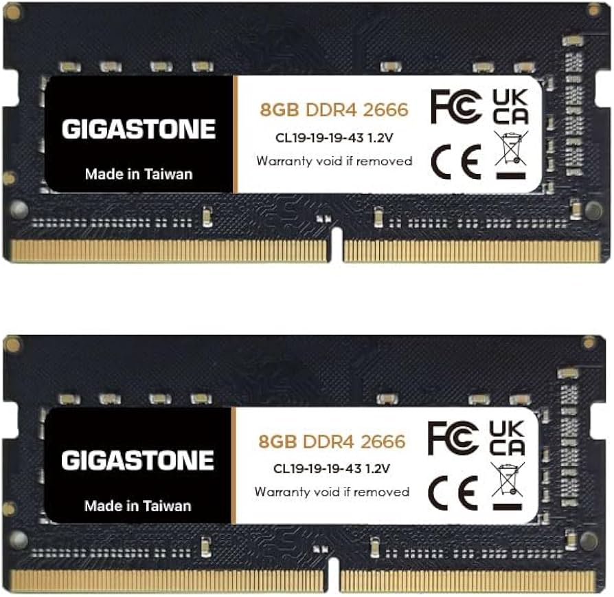 Amazon.co.jp: 【メモリ ノートパソコン専用 DDR4】 GIGASTONE 8GBx2枚