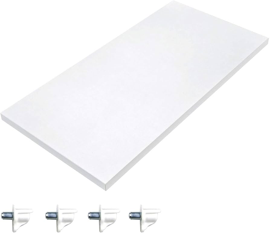 Amazon｜オーダー棚板 ホワイト (厚み18mm) 1ミリ単位で自由に