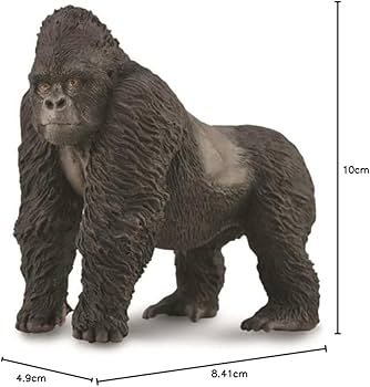 Amazon.co.jp: COLLECTA 動物フィギュア マウンテンゴリラ 88899