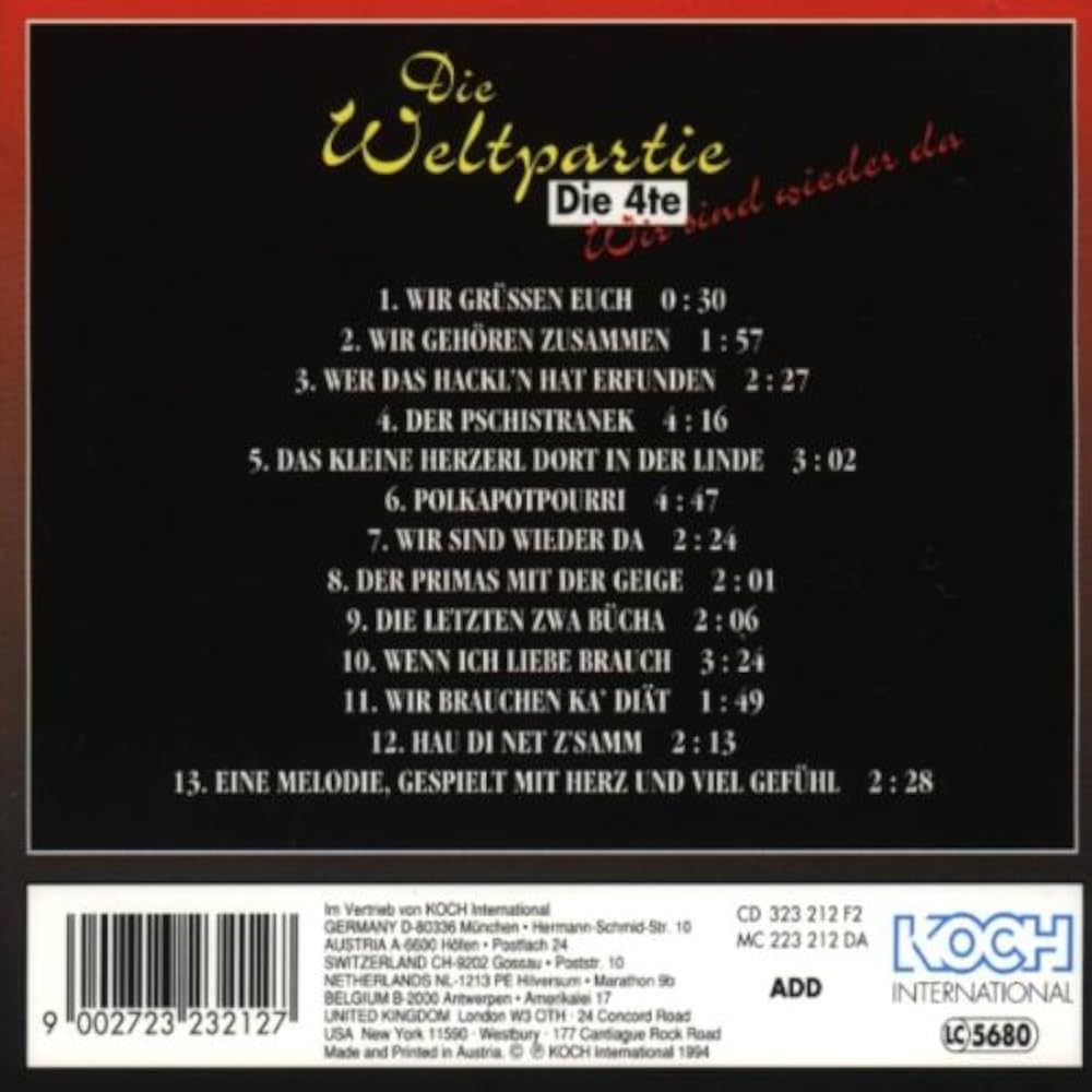 Amazon.com: Wir Sind Wieder Da: CD 和黑膠唱片