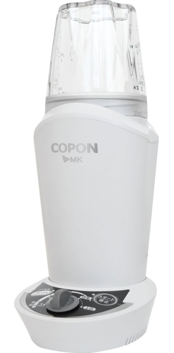 Amazon | エムケー 小型精米機 【COPON】 0.5~2合 ホワイト SMH-200W-W