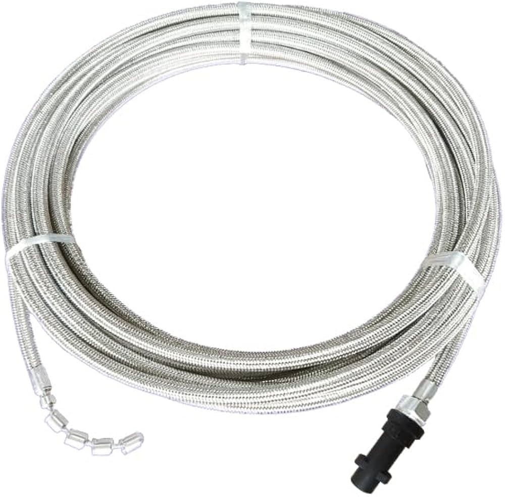 Amazon.co.jp: 2分ステンレス洗管ホース スズランノズル ケルヒャーK