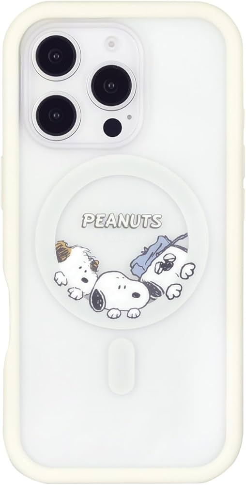 Amazon.co.jp: グルマンディーズ ピーナッツ スヌーピー iPhone16 Pro