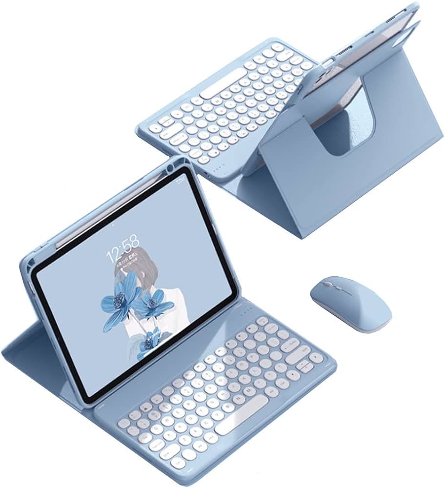 Amazon | GOOVEN マウス付き iPad 10.2用の キーボードケース 第9/8/7