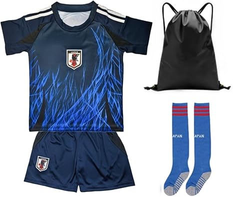 Amazon.co.jp: [MiraiHiraki] 子供用サッカーユニフォーム 4点セット