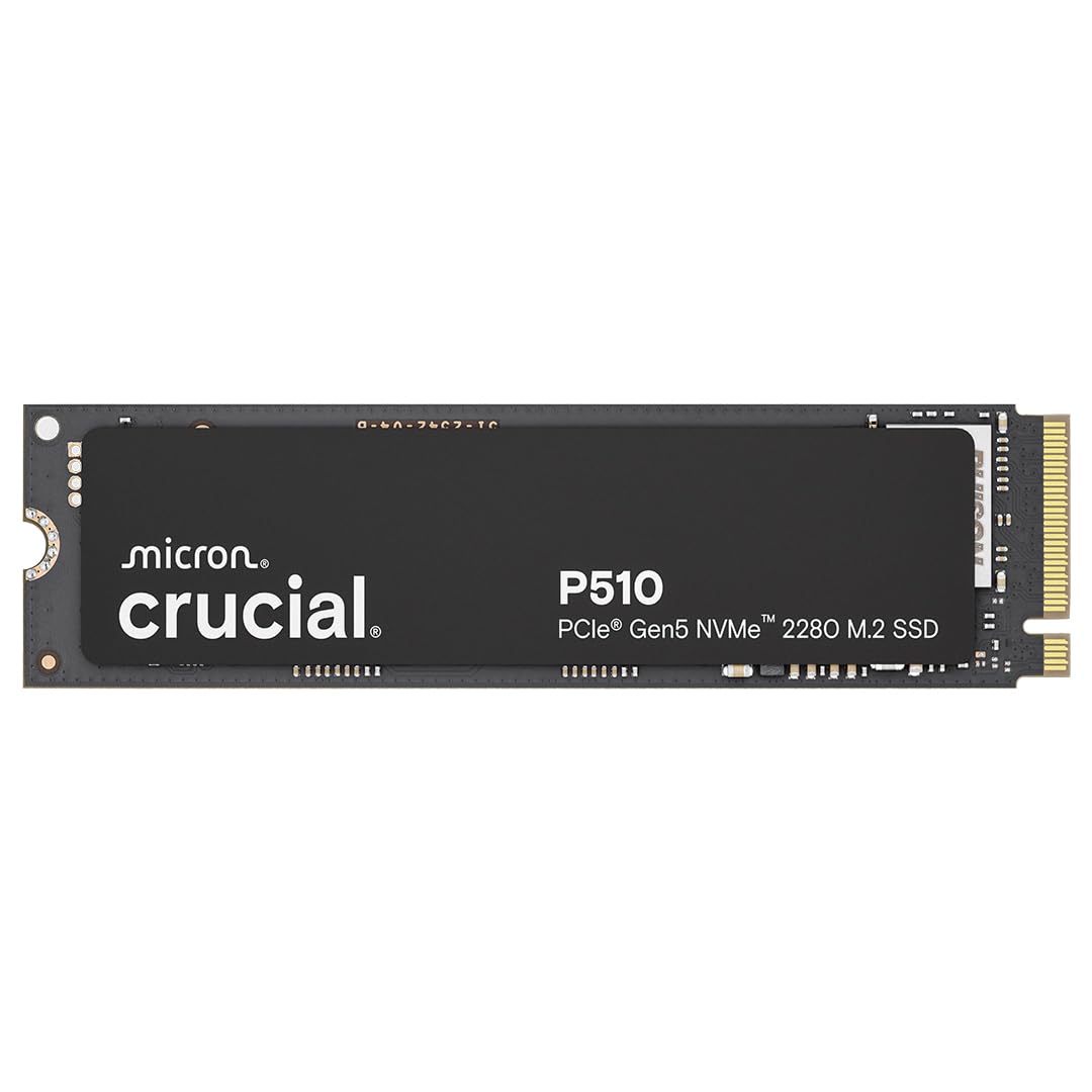 Amazon.com: Crucial P510 PCIe Gen5 NVMe 2TB SSD, Up to 10,000MB/s