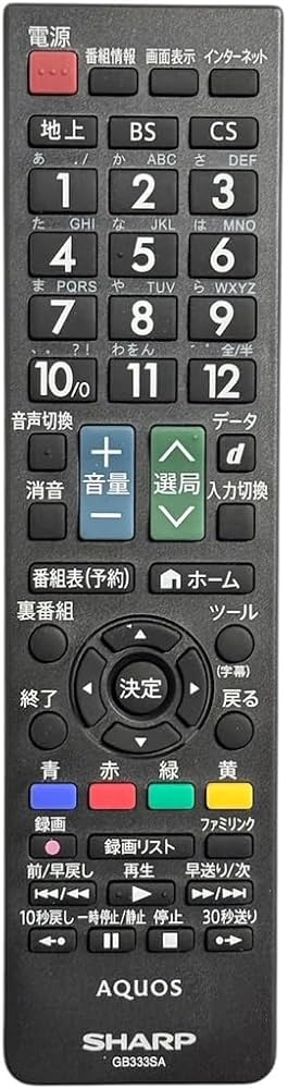 Amazon.co.jp: SHARP/シャープ 液晶テレビ(AQUOS) 用純正リモコン多