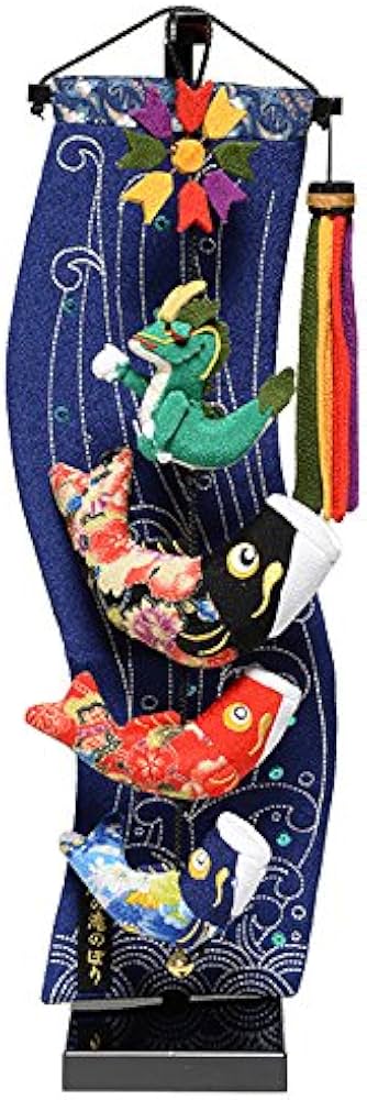Amazon | 【五月人形】【室内鯉のぼり】室内鯉幟：登竜門伝説(特小