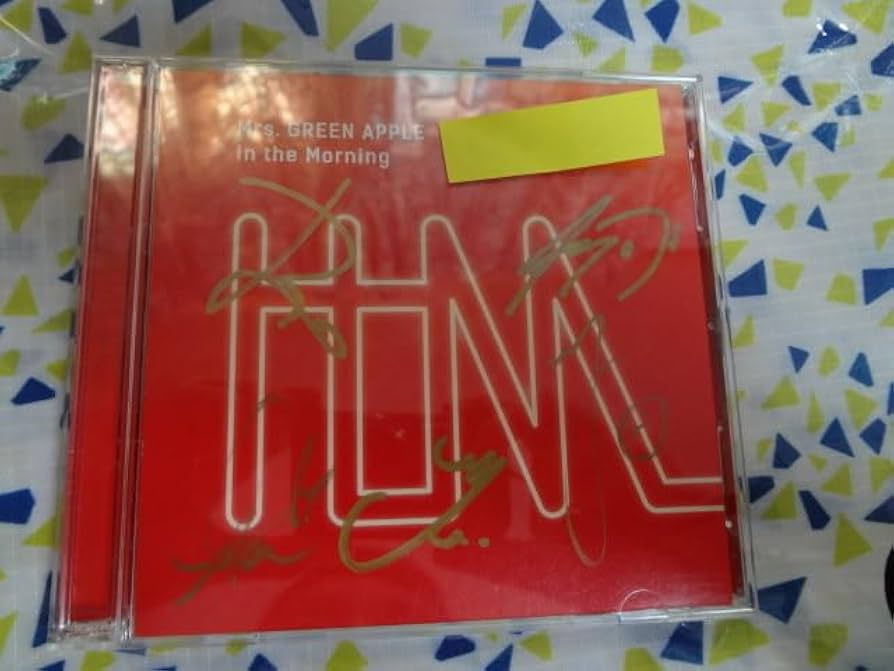 Amazon.co.jp: Mrs.GREEN APPLE In the Morning メンバーのサイン入り