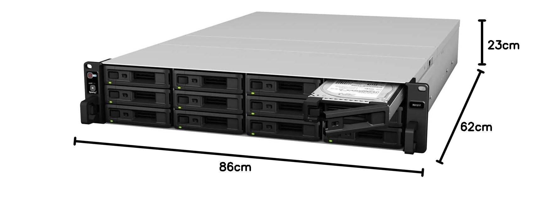 Amazon.co.jp: 【NAS用拡張ユニット】Synology RX1217 [12ベイ / SATA